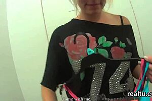 Luscious Czech Sweetie Gets Seduced And Plowed In Hypermarket.