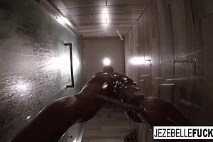 i'm sexy jezebelle bond, filming myself masturbating in the bath.