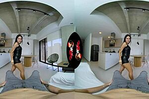 Tiny latina petite body fucked in POV VR