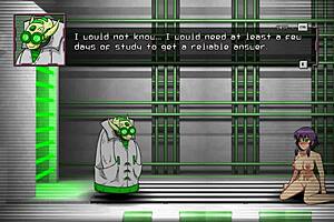 Lesbian orgasm cures alien mind control on yacht