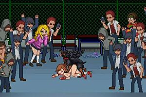 School Dot Fight Full Gallery Rough Anime Lesbian Hentai Cartoon Game