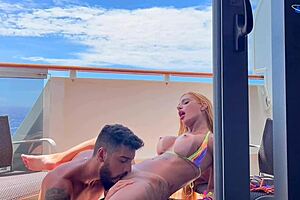 Kevlyn Santos Gets Wild on Cruise Cabin Balcony Fuck