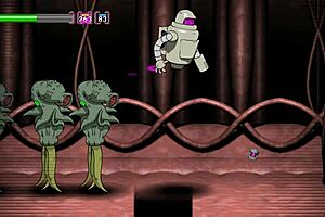 Lesbian orgasm cures alien mind control on yacht