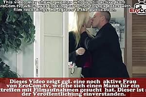 German Blonde In Pink Dress