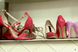 Britt Blair Eager For First Gangbang! Choking And Doggystyle Action!