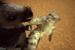 what's hotter than wild furry hentai with deep anal action?