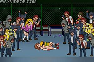 School Dot Fight Full Gallery Rough Anime Lesbian Hentai Cartoon Game