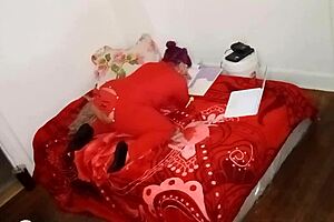 Kamora Rose works from home, but her hands are busy elsewhere.