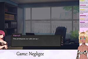 vtuber lewdneko plays negligee part 6