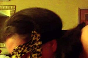 hey, this masked mature milf sucks off her husband in costume, so exhibitionist and fun 😏