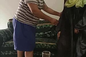 Sexy Neighbor Gets Fucked On Sofa In Passionate Pussy Encounter