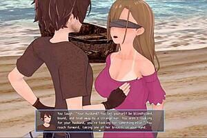 Donna gets double fingered in Harem RPG 😍💦