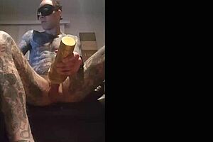 i was fucking my fleshlight so hard, cum everywhere on tat jack hot