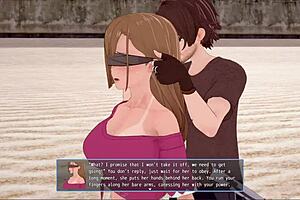 Donna gets double fingered in Harem RPG 😍💦