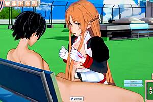 Cute animated video game featuring teenage protagonists