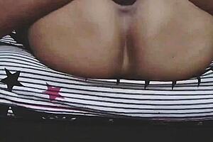 milf starts masturbating alone in her room, building to a messy cumshot on her pussy