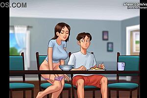 Waking Stepsister for Deepthroat and Creampie