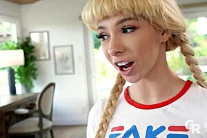 Blonde Pornstar Riding in Tantric Massage