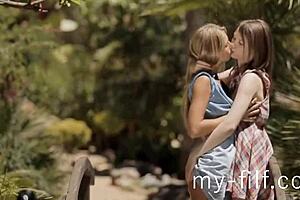 amazing threesome fucking in the great outdoors