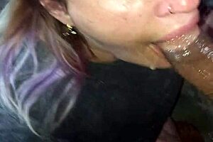 she's got that deepthroat game all day, loving it!