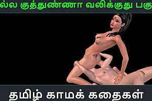 3D animated porn video of an Indian girl's sexual adventure with Tamil audio narration