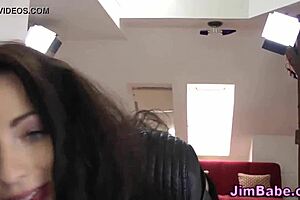 Pov Teen 18+ Sucks Old Man's Big Cock in Stockings