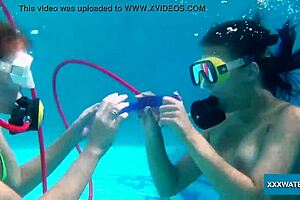Swimming Babes Minnie Manga And Candy Fuck Underwater, Orgasmic Masturbation!