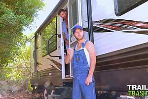 Trailertrashboys fuck raw with chris damned and beaux morgan outdoors