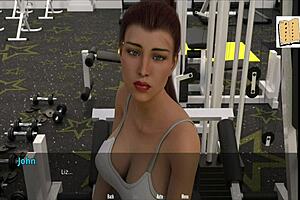 Blonde and Brunette MILF in 3D Anime Cartoon with Big Ass and Tits.