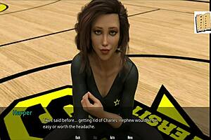 Blonde and Brunette MILF in 3D Anime Cartoon with Big Ass and Tits.