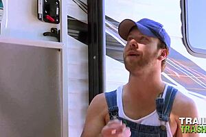 Trailertrashboys fuck raw with chris damned and beaux morgan outdoors