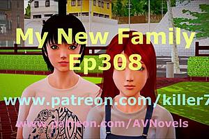 Teen redheads participate in amateur family in cartoonish orientated gameplay