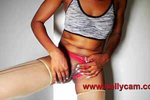 fresh red pussy explored with big cock