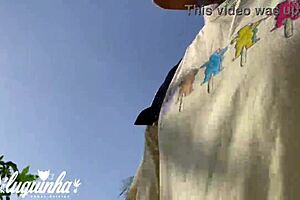 Voyeur Watches Public Big Cock Orgasm In Abandoned Site