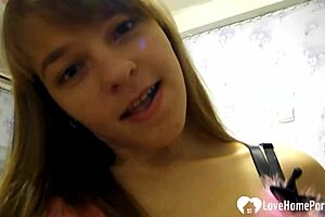 cute babe, show me those small tits while you dance and tease?