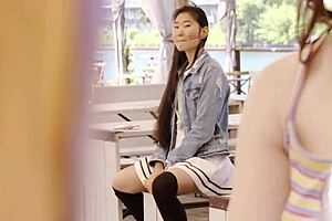 Amateur lesbians engage in deep strapon penetration, licking, fingering, and doggystyle kissing to orgasm.