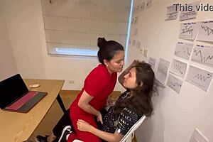 Intense taboo encounter as my medical student deceives me. Leading to naked fingering and orgasm in the office.