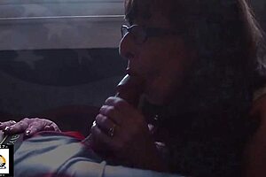 Homemade Brunette Granny