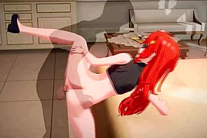 Redhead Hentai Babe Itsuki Nakano Sucks Cock