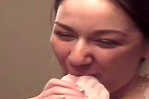 watch these lesbians dominate in stockings?