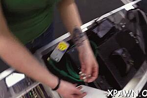 nice tight body gets exposed and sucked in shop reality episode