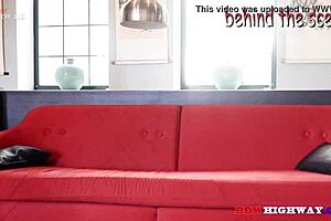 bts with bbw chokahontas in a smothering photoshoot gangbang