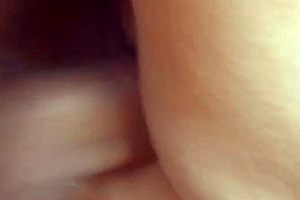 teen amateur moans while getting ass fucked and cummed on pussy