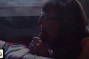 Homemade Brunette Granny