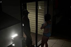 let's play with silicon lust on monday, fingering that big ass brunette's pussy