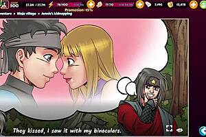 Ninja village futanari and blowjob action