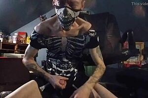 Whitecockolate Shemale Fingered and Masturbated by Maledom