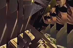 Hot Shemale Teasing In Bathroom With Clothes Ripped