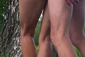 intense public anal creampie with perfect body brunette