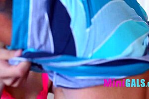 Blonde Petite Babe Feels Big Cock Pleasure